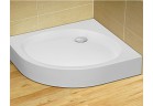 Akrylátátová sprchová vanička Radaway Patmos A Compact 90x90 cm štvrťkruhový