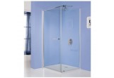 Štvorcový sprchovací kút Sanpast KNDJ/PRIII obdĺžniková 70X80, profil chróm/strieborná lesklá, sklo číre