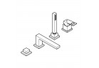 Vaňová Batéria GROHE Eurocube na postavení, 4-otvorová, chróm