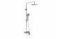 Sprchový set Excellent Actima Rain Clear Slim s batériou termostatickou na stěnu, chróm