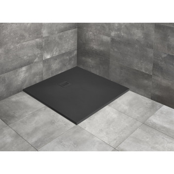 Sprchová vanička Radaway Kyntos C, 90x90, antracytowy