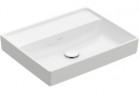 Umývadlo Villeroy&Boch Collaro, 55x44cm, bez prepadu, bez otworów pod armaturę, CeramicPlus, Weiss Alpin