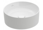 Umývadlo na postavenie na dosku Villeroy&Boch Collaro, 40cm, bez prepadu, CeramicPlus, Weiss Alpin