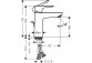 jednopáková so zmiešavačom umyvadlová batéria 100, dn 15, hangrohe logis, ceramicznym- sanitbuy.pl
