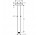 Stropné pripojenie hornej sprchy Hansgrohe, 30cm, čierna matnéný
