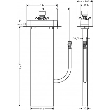 Hansgrohe sBox Súprava základný