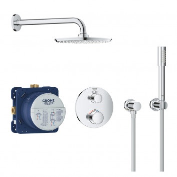 Sprchový set Grohe Tempesta 210, podomietkový, Batéria termostatická, chróm