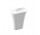 Umývadlo voľne stojaca Marmorin Wega 60 SR pravé, 607x305x845 mm bez prepadu biela