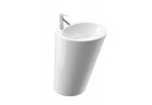 Umývadlo voľne stojaca Marmorin Amos S 582x370x580 mm bez otvoru/s otvorom na batérie, bez prepadu biela 