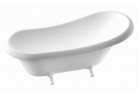 Vaňa voľne stojaca Marmorin Fama retro 173x66cm, bez prepadu biela