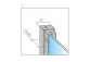 Vaňová zástena Radaway Nes PNJ 70, levý, sklo číre, 70x150cm, profil chróm