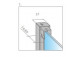 Vaňová zástena Radaway Nes PNJ 100, levý, sklo číre, 100x150cm, profil chróm
