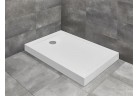 Sprchová vanička s panelom akrylátové 90x70cm Radaway Doros F Compact, biely