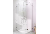 Súprava ścianek do sprchy pięciokątnej Radaway Essenza Pro PTJ, 100x80cm