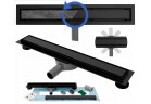 Žľab Rea Neo Pro, 60cm, Súprava 2w1, čierna matnéný