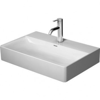 Duravit DuraSquare Compact umývadlo 60x40 cm nábytková obdĺžniková biela 