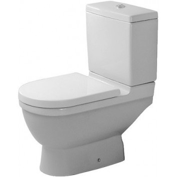 Misa WC na postavení Duravit Starck 3, 56x36cm, HygieneGlaze, biela