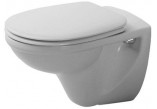 Misa WC na postavení Duravit Starck 3, 66x36cm, odtok vodorovný, HygieneGlaze, biela