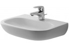 Umývadlo stenová Duravit D-Code Med, 45x34cm, otvor pod baterię, bez prepadu, biela