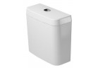 Splachovač Duravit D-Code, 39x17cm, Dual Flush, doprowadzenie pravé alebo ľavé, biela