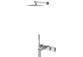 Sprchový set Bruma Adamastor, podomietkový, Horná sprcha 250x250mm s ramenom nastenným 350mm, sluchátko 1-funkčná, chróm