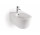 Závesný bidet Excellent Doto, 53,5x37cm, biely