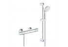 Batéria sprchová s termostatom Grohe Grohtherm 800, na stěnu, so sprchovým systemom, chróm