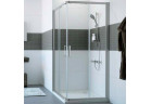 Štvorcový sprchovací kút Huppe Classics 2, 800x800mm, rohový vstup, dverí posuvné, Anti-Plaque, strieborná profil