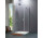 Krídlové dvere Huppe Design pure 4-uholník, 1000mm, uniwersalne, Anti-Plaque, profil chróm eloxal