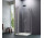 Krídlové dvere Huppe Design pure 4-uholník, 900mm, s pevným segmentom, lietacie, uniwersalne, Anti-Plaque, profil chróm eloxal