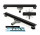 Žľab Rea Neo Slim Pro Black, 80 cm, so sifónom, nóżkami i mankietem uszczelniającym, čierna