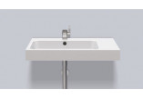 Umývadlo závesné Alape Stream SR-Series, obdĺžniková, 650x472mm, z prepadom, otvor na batériu, WT.SR650H, biela