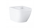 Závesné wc Grohe Euro Ceramic, 49x37cm, bezkołnierzowa, alpská bielaa