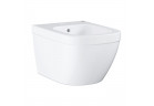 Závesný bidet Grohe Euro Ceramic, z prepadom, alpská bielaa