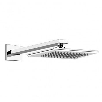 Horná sprcha stenová Gessi Eleganza, 550x200mm, obdĺžniková, chróm
