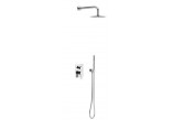 Súprava prysznicowo-vaňová Excellent Oxalia, podomietkový, 2 výstupy vody, Horná sprcha slim 200mm, chróm