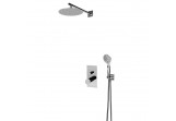 Sprchový set Bruma Lusa, podomietkový, 2 výstupy vody, Horná sprcha 250mm, závěs bez páky, sunrise