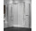 Sprchový kút Walk-In Novellini Kaudra H+H Frame, 150x80cm, ľavé, s policou, saténové profily