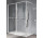 Pevná bočná stena Walk-In Novellini Kaudra HWL Frame, 160x200cm, ľavé, z 2 półkami, biele profily matnéný