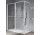 Pevná bočná stena Walk-In Novellini Kaudra HWL Frame, 200x200cm, ľavé, z 2 półkami, biele profily matnéný