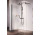Pevná bočná stena Walk-In Novellini Giada H, 75x195cm, sklo číre, saténové profily