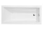 Vaňa obdĺžniková Besco Modern Slim, 170x70cm, akrylová, biela