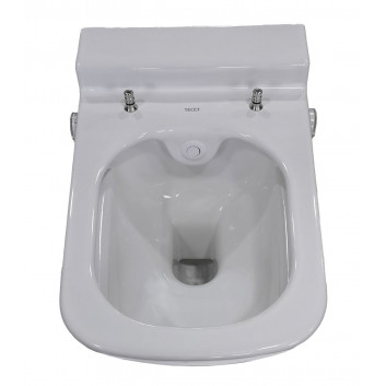 Misa WC s funkciou sprchy TECEone, 54x40cm, bezkołnierzowa, biela