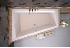 Vaňa asymetrická Besco Intima Duo Slim, 180x125cm, ľavé, akrylová, biela