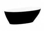 Vaňa asymetrická Besco Intima Duo Slim, 180x125cm, pravé, akrylová, biela