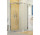 Štvrťkruhový sprchovací kút Sanplast KP4/TX5b-90-S, 90x90cm, sklo číre, leštené striebro profily