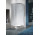 Štvrťkruhový sprchovací kút Sanplast KP1DJa/TX5b-90, 90x90cm, farba profili: strieborná lesklý wzór szyby: transparentna 