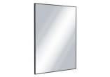Zrkadlo Pravouhlé Excellent Kuadro, závesné, 60x80cm, čierna matnéný