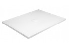 Sprchová vanička pravouhlý Besco Nox Ultraslim, 130x90cm, konglomeratowy, biely