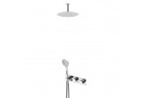 Sprchový set Bruma Lusa, podomietkový, okrúhla Horná sprcha 250mm, stropné pripojenie, sluchátko 3-funkčná, sunset